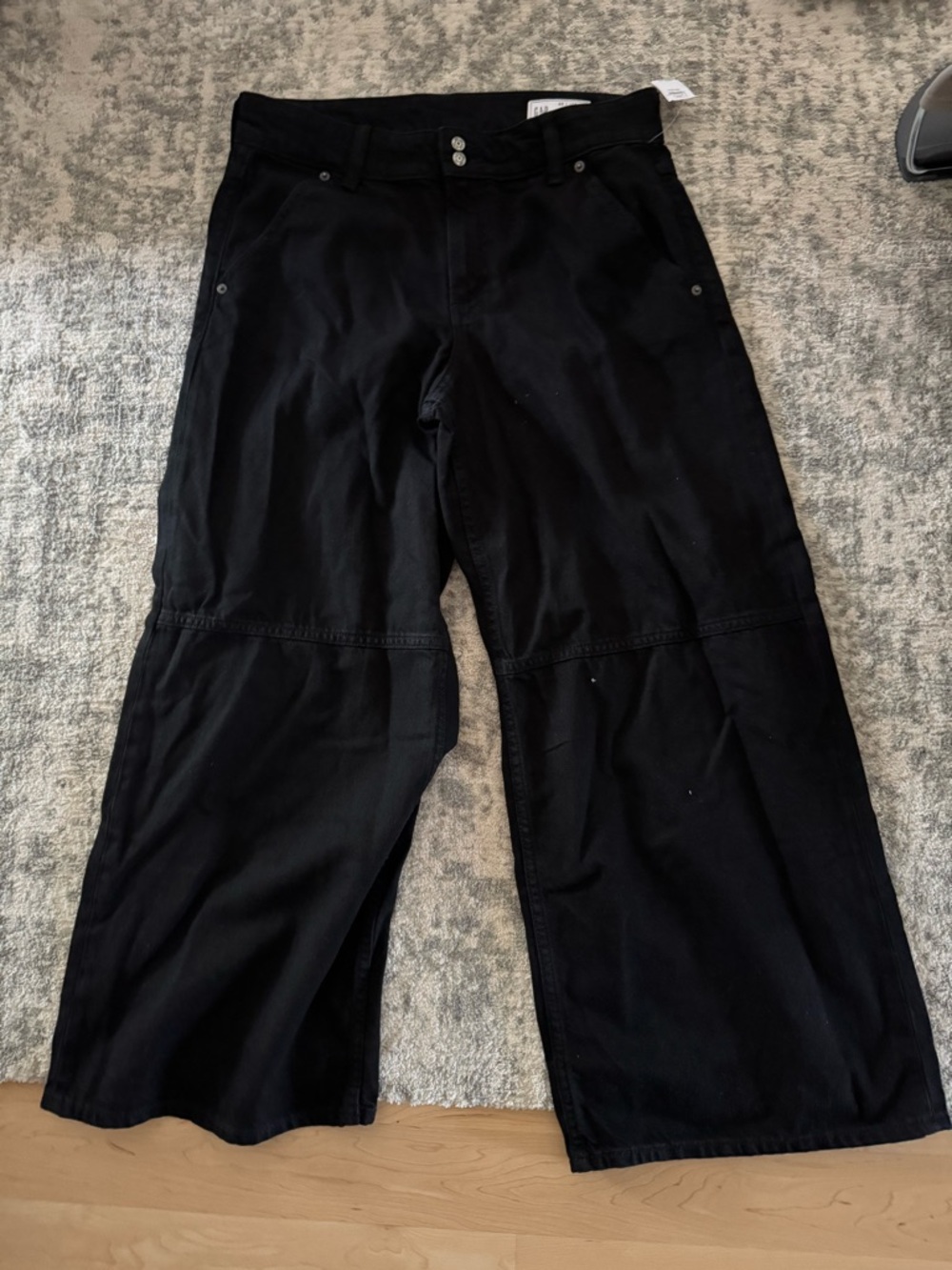 GAP Black Wide-Leg Women's Pants